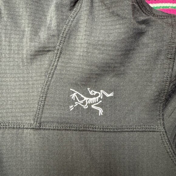 Arc'teryx Covert Cardigan Hoodie Jacket Women M Black Zip Fleece Gorpcore *FLAWS - Picture 4 of 10